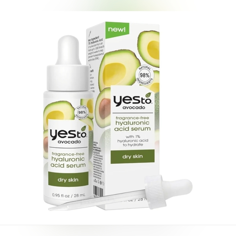 YesTo Avocado Hyaluronic Acid Serum - With 1% Hyalyronic Acid 0.95fl Oz